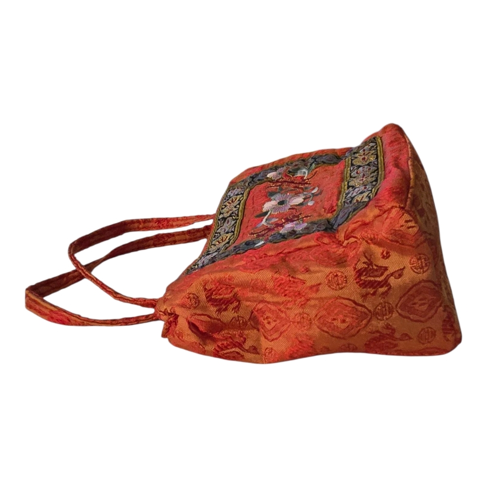 Embroidered Tapestry Handbag Boho Asian Inspired Purse - Picture 6 of 6
